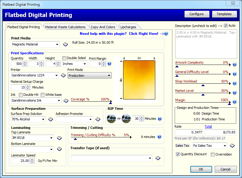 Flatbed Digital Printing Plugin