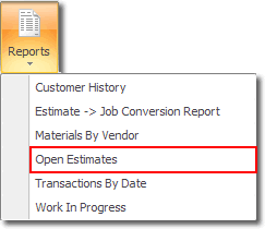 Open Estimates